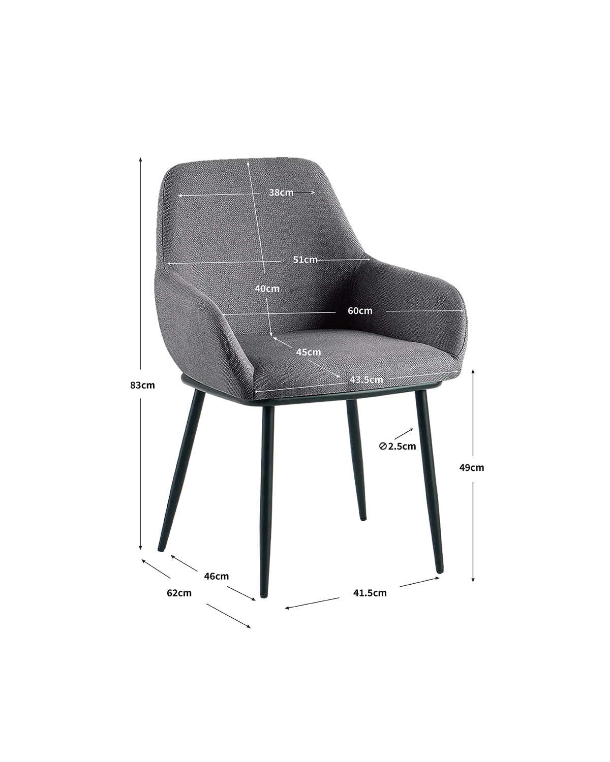 Conjunto de mesa Bethany e cadeiras Verna