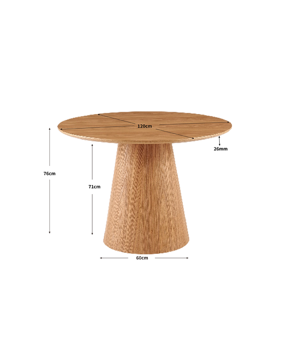 Pacote de poupança com mesa Bertha e cadeiras Grace