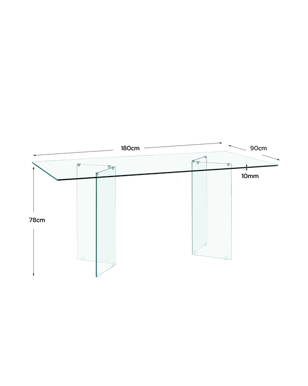 Mesa de Refeição Retangular Mia