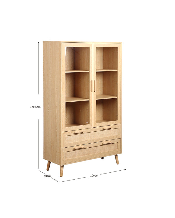 Vitrine de Rattan Clare
