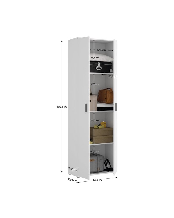 Armário multiusos de portas de batente Fit