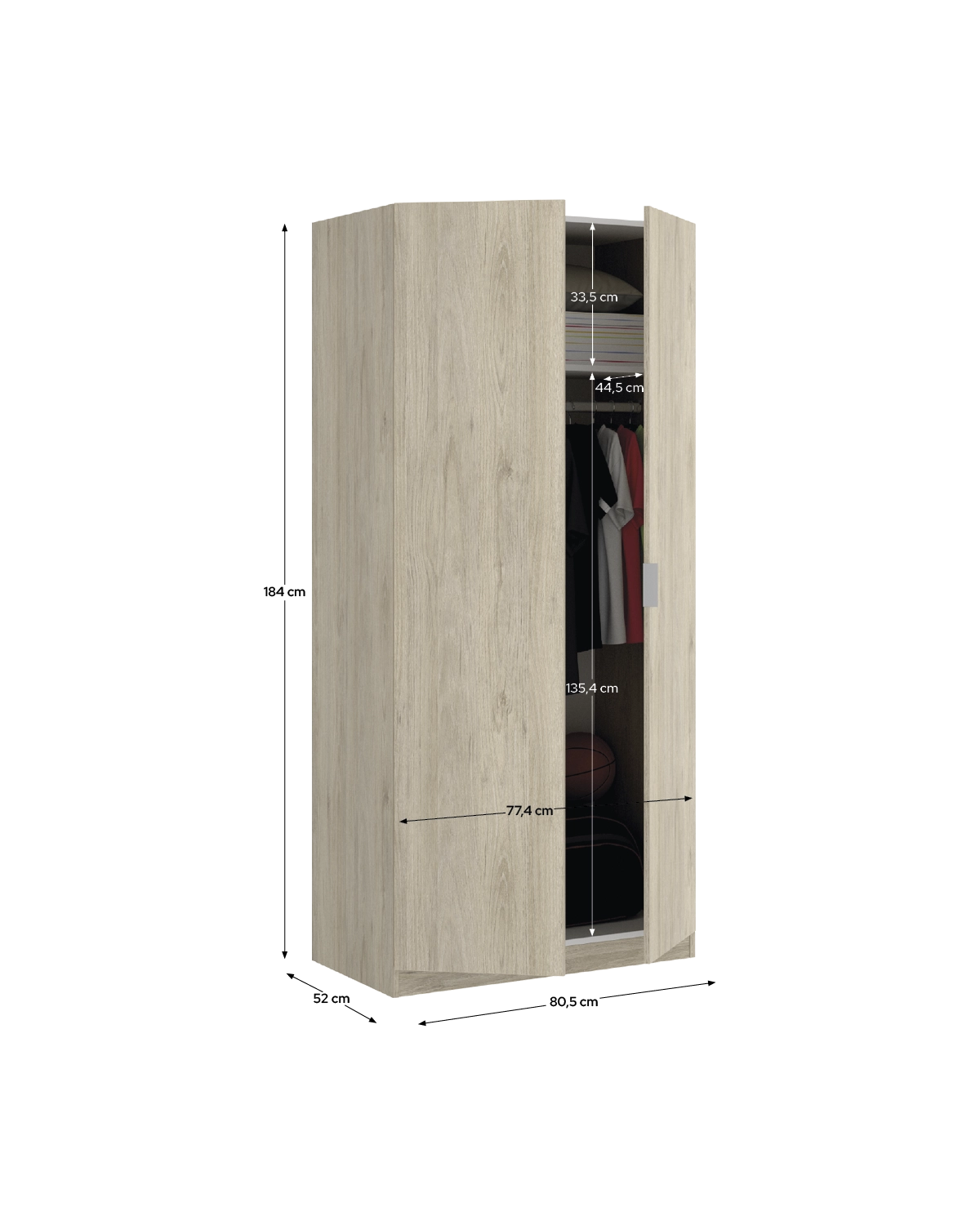 Roupeiro de portas de batente Essen