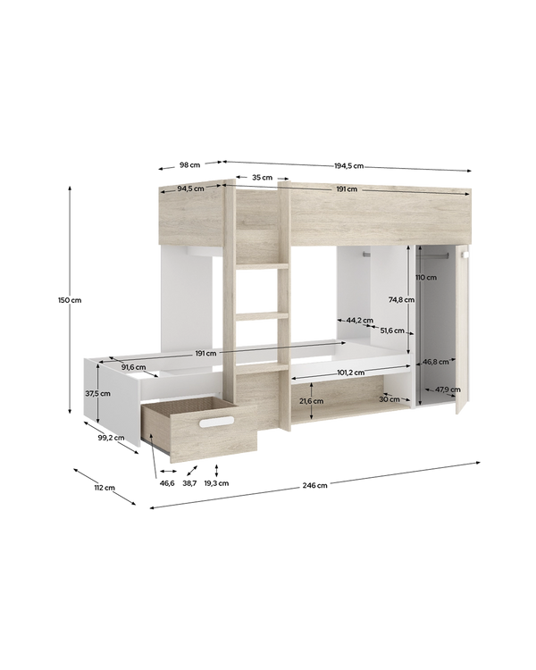 Cama beliche Kos