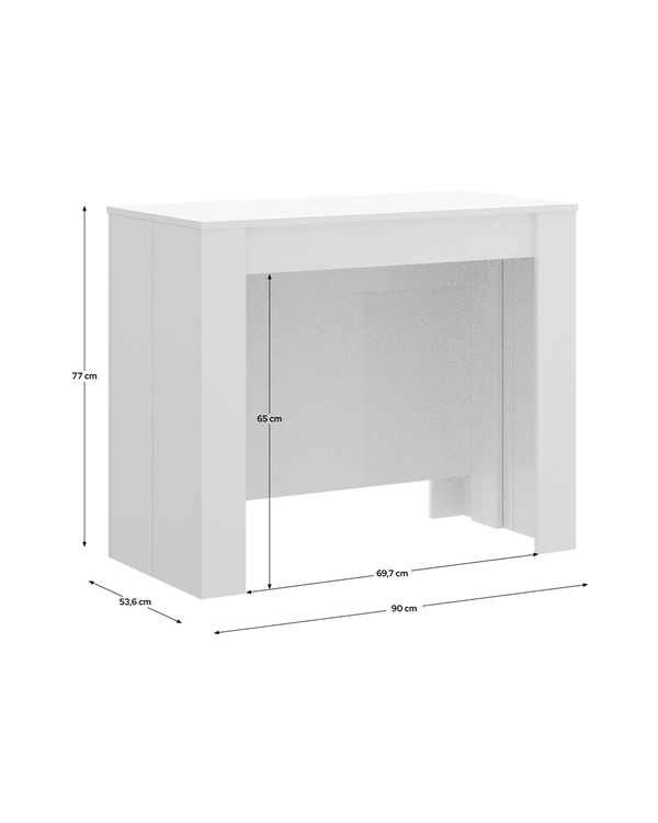 Pack de poupança com mesa extensível Kiona e cadeiras Corina