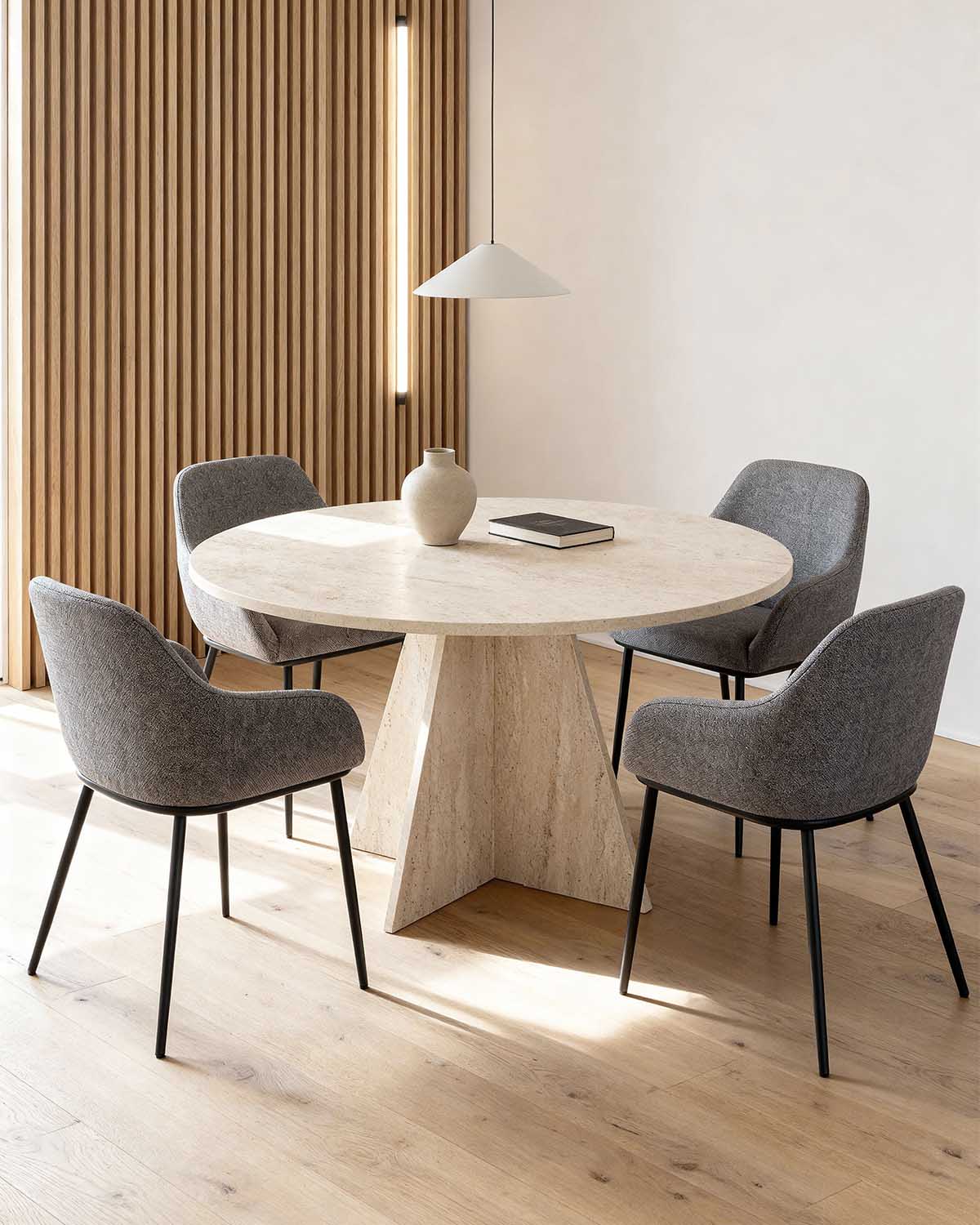 Conjunto de mesa Bethany e cadeiras Verna