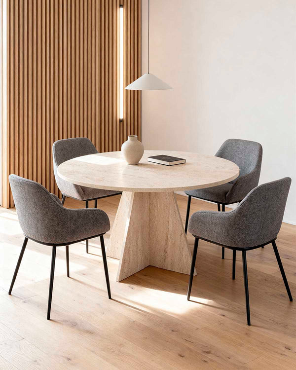 Conjunto de mesa Bethany e cadeiras Verna
