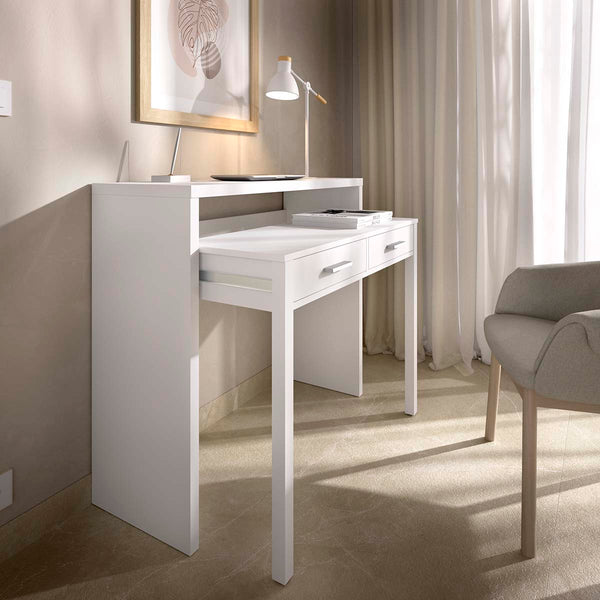 Mesa secretária/consola extensível Seven