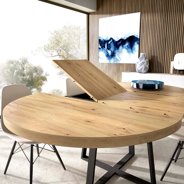Mesa de Jantar Redonda Extensível Duna