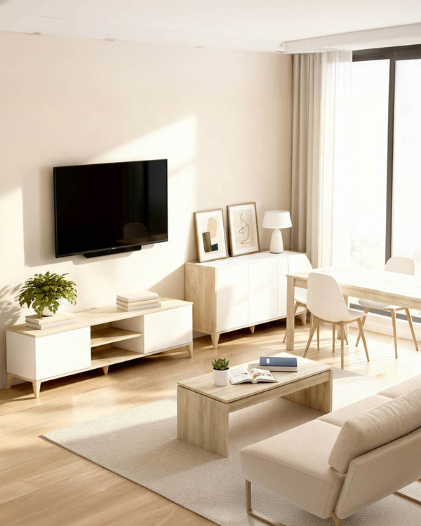 Pack de sala de jantar Boston de oito peças em oferta