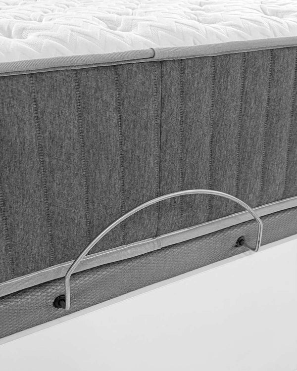 Pack poupança casal Canapé rebatível Round com Colchão viscoelástico e molas Aurea 150 x 190 cm