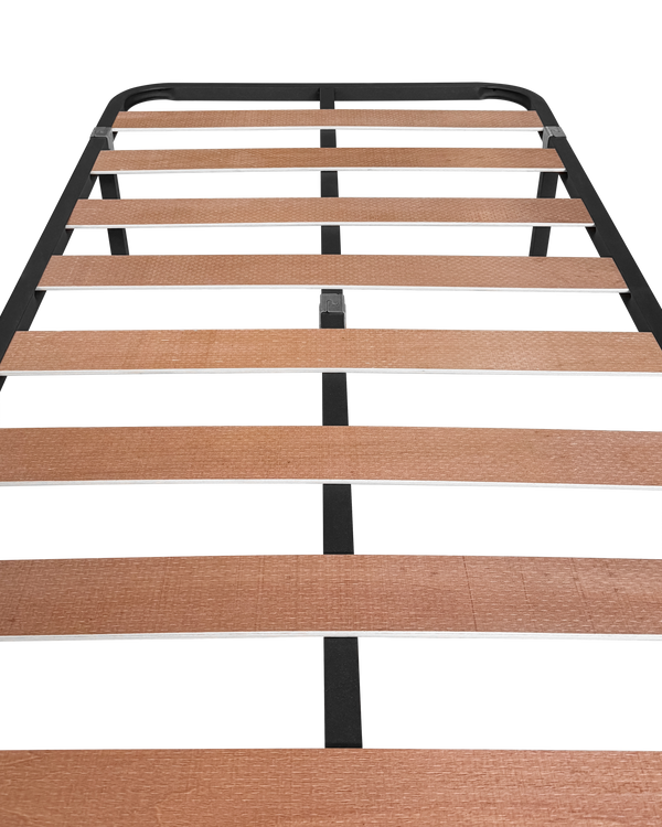 Pack Estrado de Lâminas Largas Kerry com Colchão Viscoelástico Nova Plus 90 x 190 cm